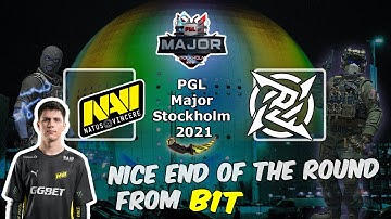 Nice end of the round from B1T, NAVI vs NIP, PGL Major Stockholm 2021