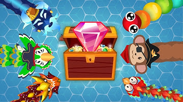 RARE DIAMOND CHEST ANIMATION In Snake.io!