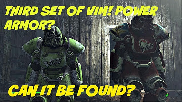 3 Sets Of Vim Power Armor? | Far harbor Fallout 4 |