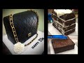 Como Hacer un Pastel de Bolsa Chanel. How to make a Chanel  bag cake. Black Chanel Quilted.