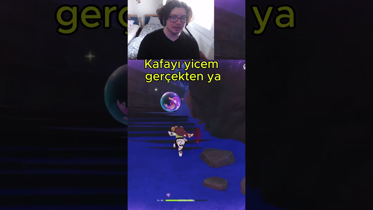 Genshin impact oynarken tırmanmaya çalışırken çıkan sorun