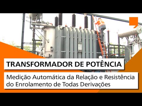 Medição Automática da Relação e Resistência do Enrolamento de Todas Derivações e Fases