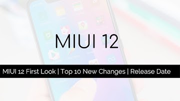 MIUI 12 First Look | Top 10 New Changes | MIUI 12 Release Date | The Android Rush