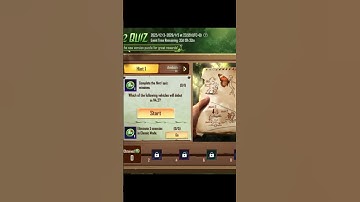 HINT 1 QUIZ MISSION PUBG MOBILE V4.2
