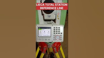 Reference Line in Lica Total Station | Reference Line Lieca TS07 | #totalstation | #Shorts | #Viral