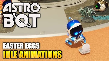ASTRO BOT - Idle Animations (Easter Eggs)