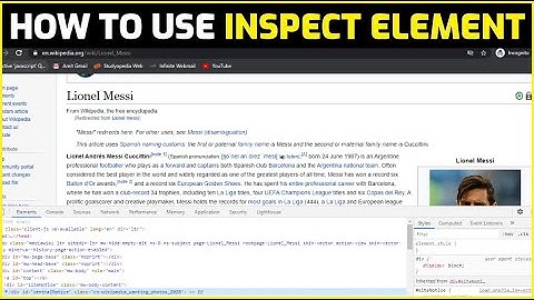 How to use Inspect Element | For Web Developers