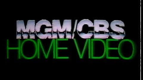 MGM/CBS Home Video & CBS Video Logos