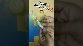 Hand ✋ cooling fan 🔥athome 😎 #viralshorts #youtubeshorts #trending #experiment #electronic #diy