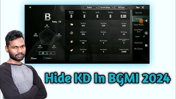 How To Hide KD/FD In BGMI 2024 Hindi | KD hide Karne Ka Naya Tarika 2024