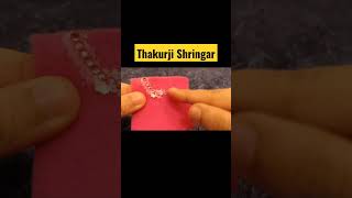 Beautiful Necklace for Laddu Gopal Jishorts craft gopal pushtimargsamagri govind