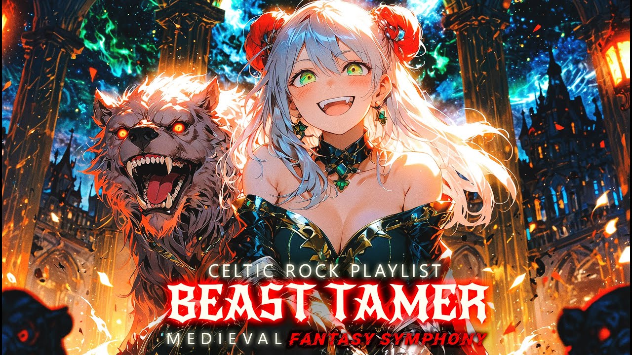 🐺 Beast Tamer 🔥Epic Celtic Rock Symphony ⚔️ 3 Hour Fantasy Battle Rock Playlist for Gaming & Focus
