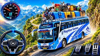 Offroad Bus Driving Impossible 😱 — can this bus survive the most difficult mountain roads? screenshot 3