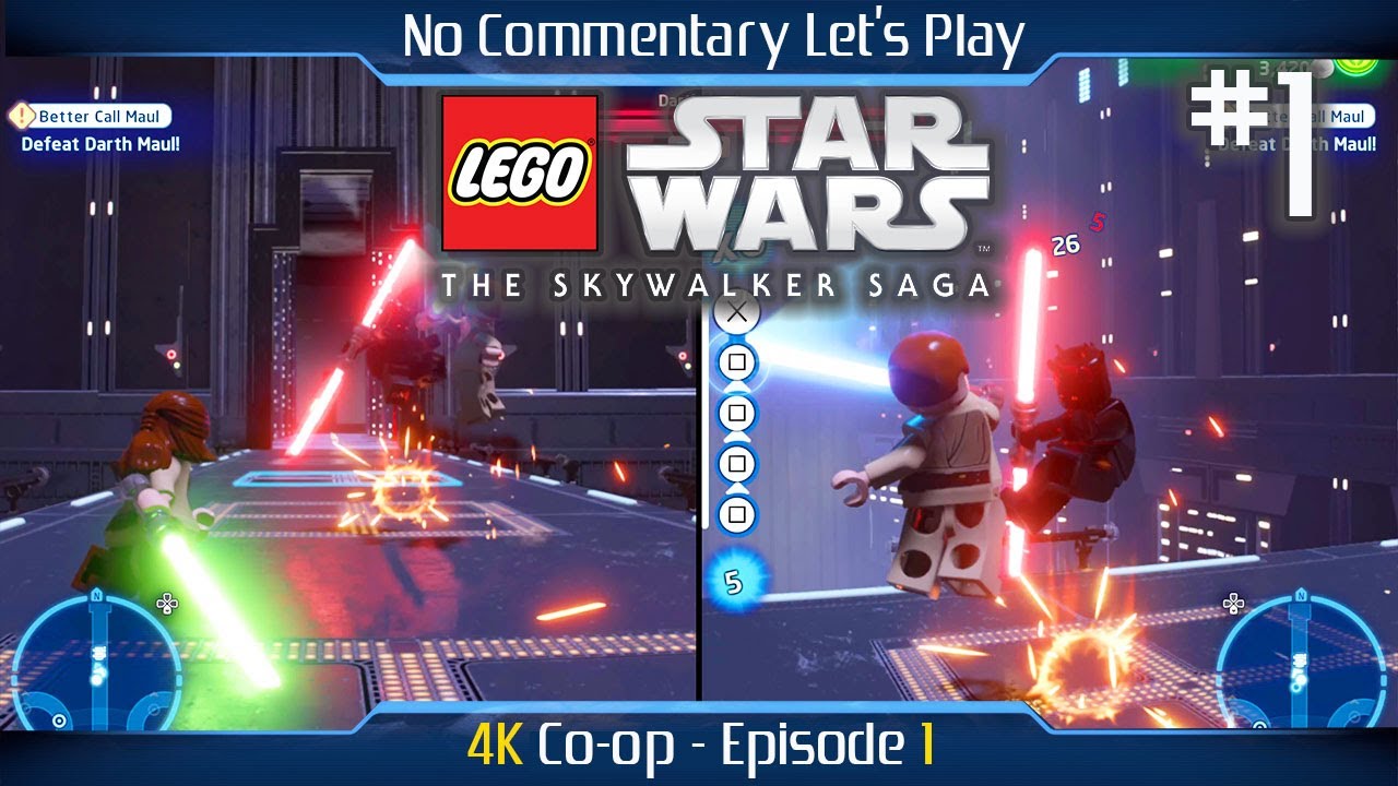 LEGO The Skywalker Saga [4K] Let's Play Co-op No Commentary #6 