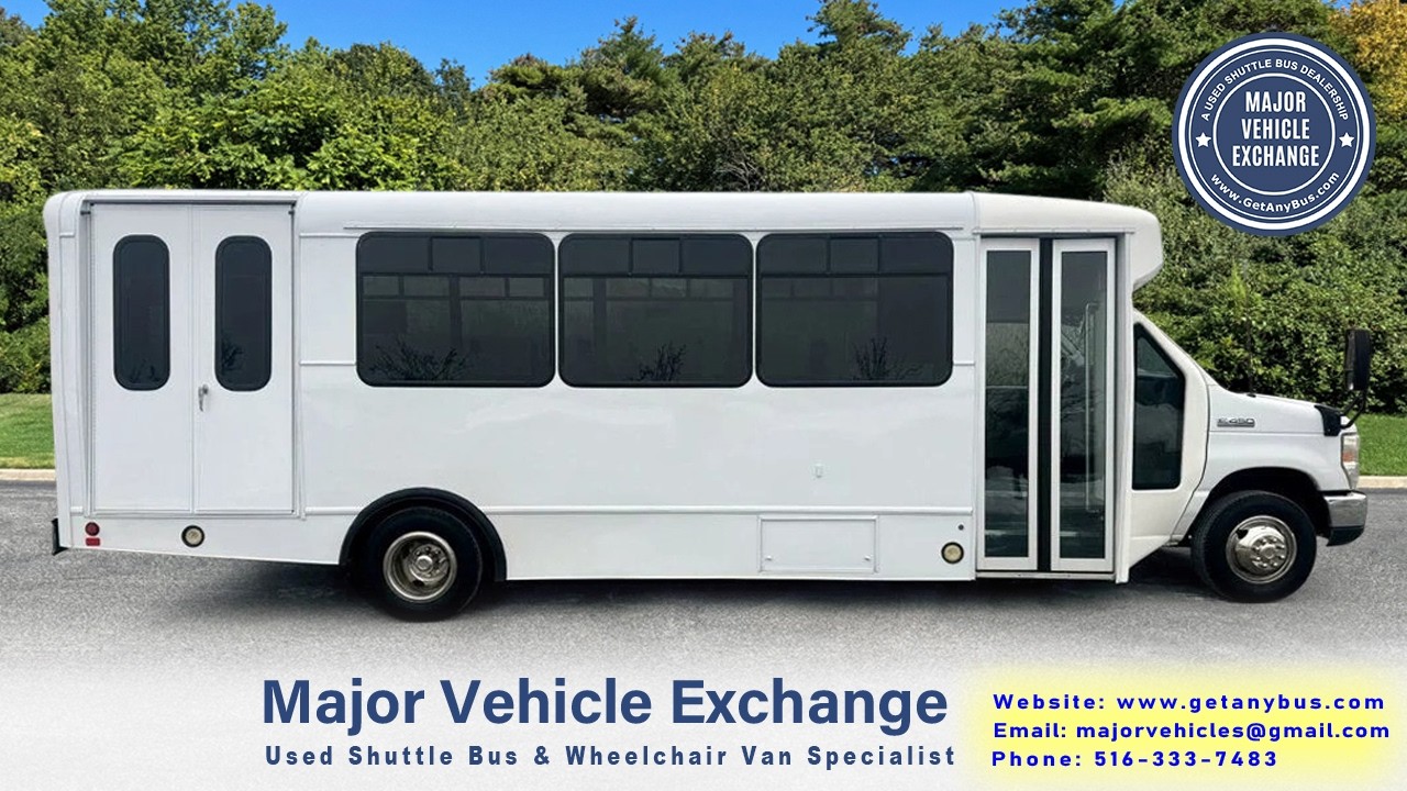 2015 Ford E-450 Wheelchair Accessible Shuttle Bus w/ only 26K Miles AVAILABLE @ WWW.GETANYBUS.COM !