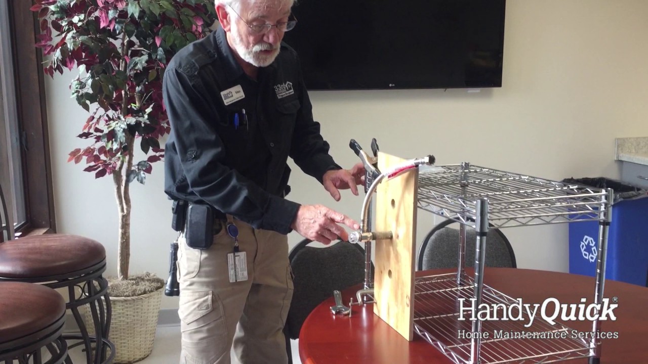 How to Fix a Leaky Water Shut Off Valve – Minneapolis Handyman Education - YouTube