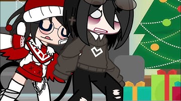 Christmas is Here! Made by my sister (Stariix) Gacha Club II Ft my Christmas Oc and irl my Sister