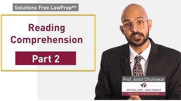 Free LawPrep Reading Comprehension Solutions | Ankit Dhotrekar | Part 2