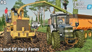 New Awesome Map With 100% Italian Equipment, Same-Lamborghini │Land Of Italy│FS 22│Timelapse#1