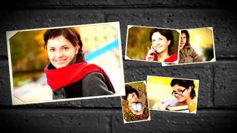 PhotoVidShow Wall slide template example