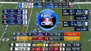 The History of CBS NFL TV Scoreboards