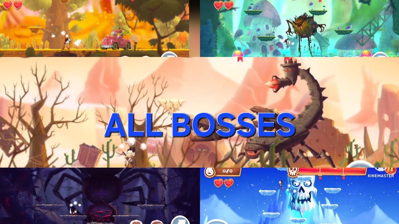 Spirit Roots All Bosses (No Damage) Fight