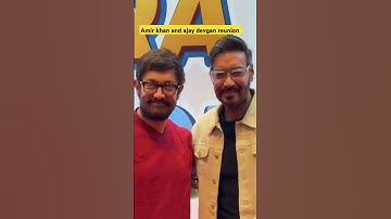 Amir khan and ajay devgan reunion #amirkhan #ajaydevgan #ishq #reunion