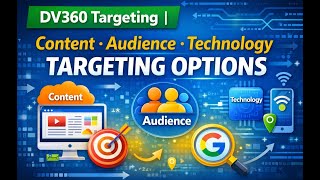 DV360 Targeting | Content Audience Technology Targeting Options
