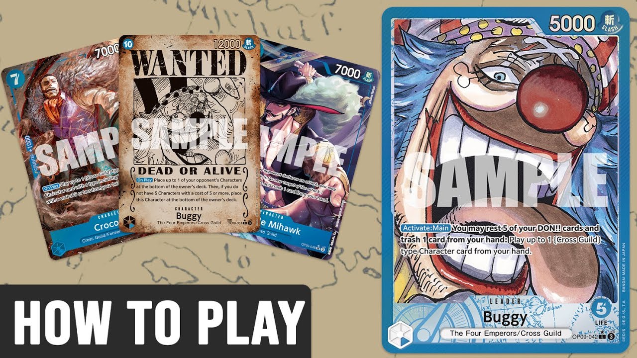 How To Play Blue Buggy Cross Guild - One Piece TCG - YouTube