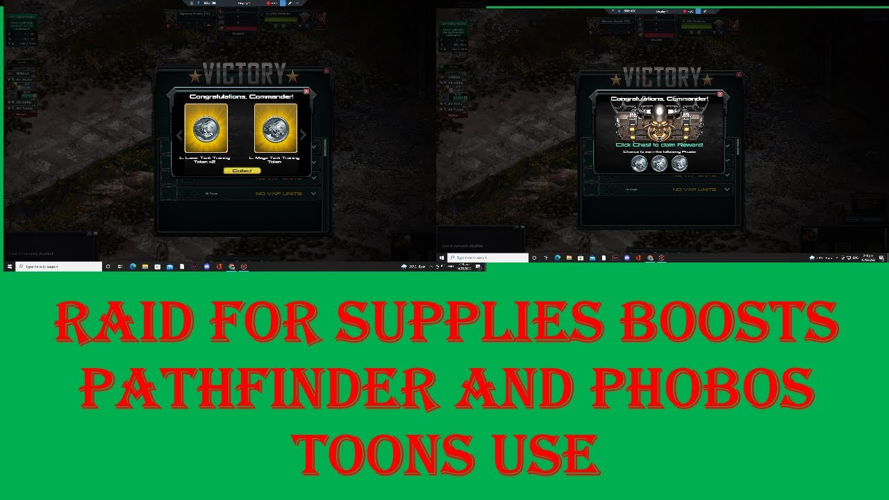 War Commander- RAID [ LEGENDARY MEGA TANK TOKEN ] FARMING TOKEN/  EASY