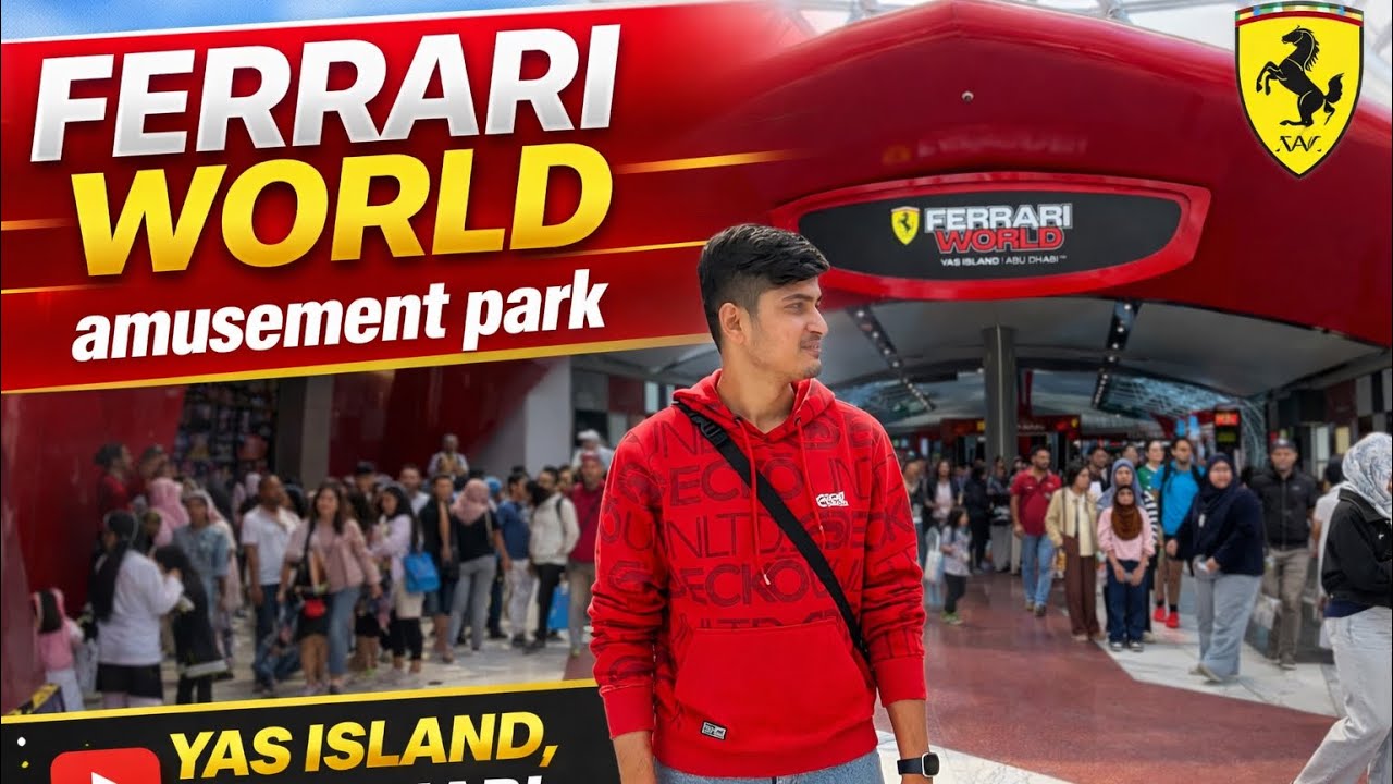 🔥 “Inside Ferrari World Abu Dhabi 🇦🇪 | World’s Fastest Rides & Ultimate Thrill!”