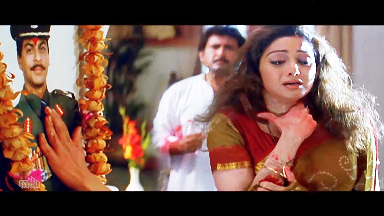 सिन्दूर मत लगा तेरा पति मर गया है - श्रीदेवी ज़बरदस्त अंतिम सीन | Climax | Hindi Movie | Shahrukh