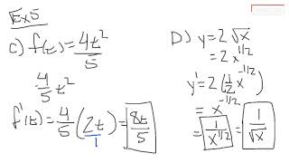 2.2 Basic Differentiation Rules and Rates of Change Part 2