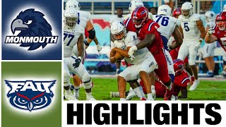 Monmouth vs Florida Atlantic Highlights | College Football Week 1 | 2023 College Football