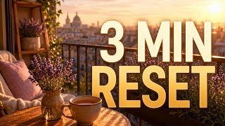 Gentle Pause: 3 Minute Morning Calm for Quiet Reset & Soft Focus