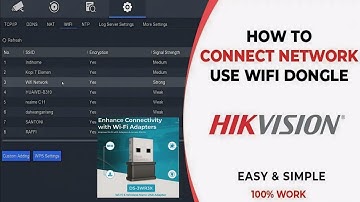 hikvision dvr wifi dongle connect, DVR firmware update and connect wirelessly with dongle
