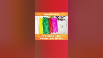 Túi lưới nhựa đựng tỏi/sanxuattuiluoi.com #shorts