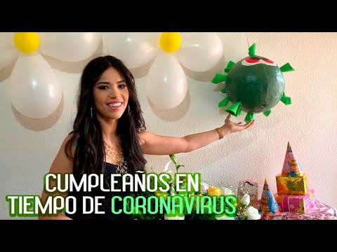 Mi Cumpleaños con temática de Coronavirus - Silvia Zepeda