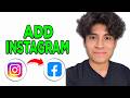 How To Add Instagram Account To Facebook Dating! - Tutorial