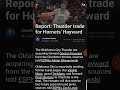 Gordon Hayward traded to the Thunder #nba #basketball #oklahomacitythunder #charlottehornets #shorts