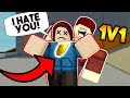 1V1ING THE BIGGEST NOOB ON ARSENAL! (ROBLOX)