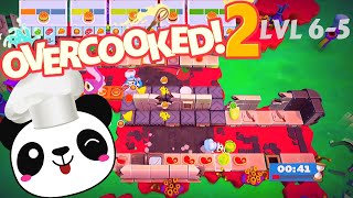 Overcooked 2 Couch Co-Op Gameplay | LVL 6-5 | PS4 Pro Gameplay