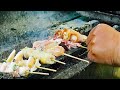 焼き鳥作って20年！熟練の焼き鳥Japanese Street Food - Yakitori