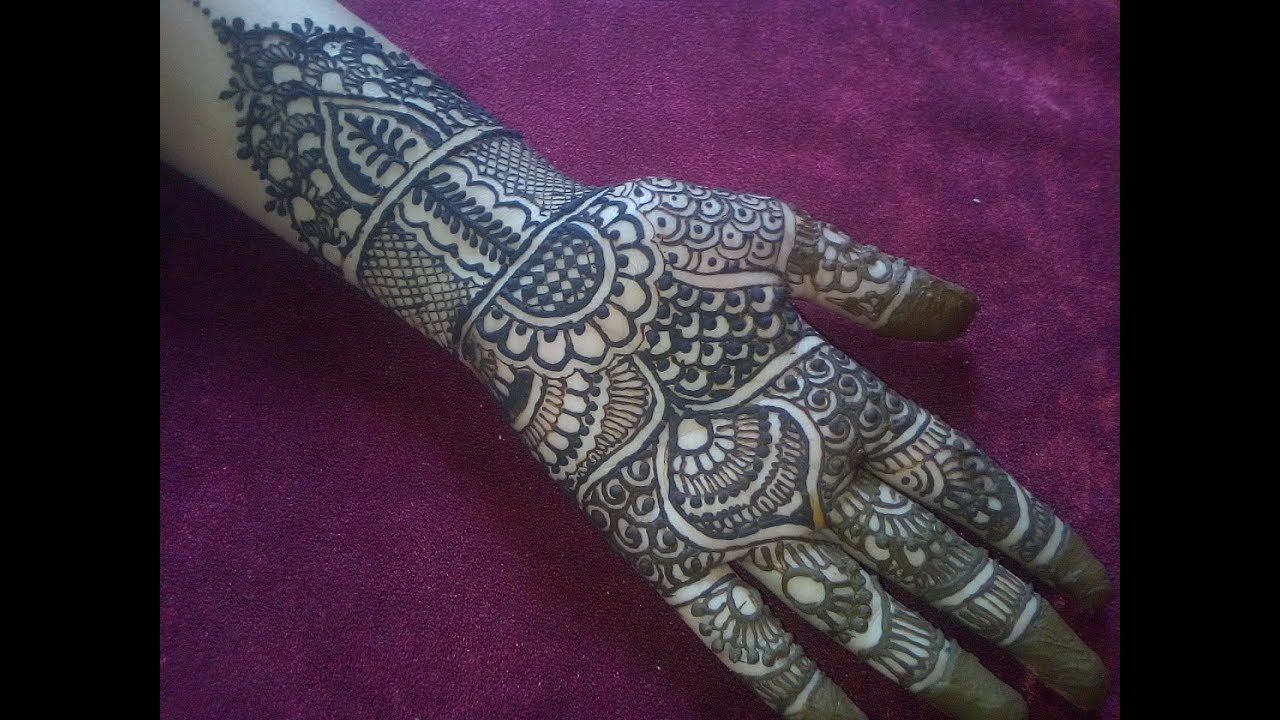 Karwachauth Special Mehndi Design | Full Hand Mehndi Design | Smriti ...