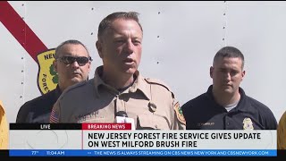 Officials give update on West Milford, N.J. brush fire