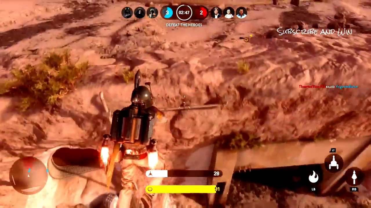 Playtime with Boba Fett, In Online Mulitplayer games people play