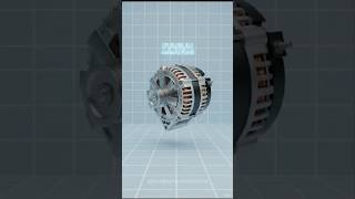 How an Alternator Works 3D -The Real Reason Your Car Battery Dies #carbattery #alternator #coldstart