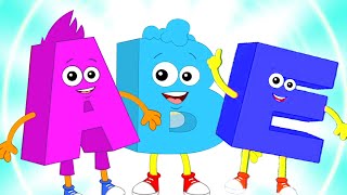 Five Little Alphabets Jumping On The Bed And Fun Learning Video For Babies
