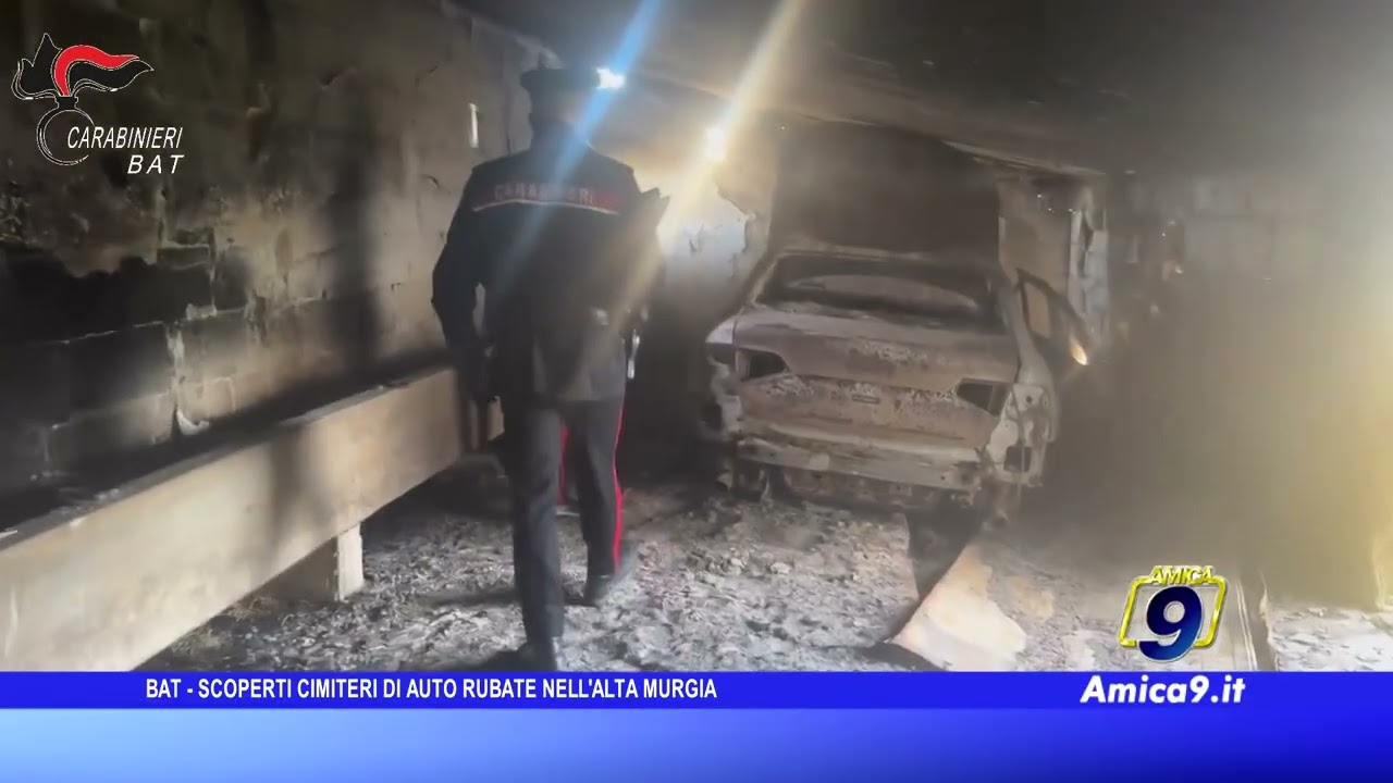 Bat, scoperti cimiteri di auto rubate nell'Alta Murgia
