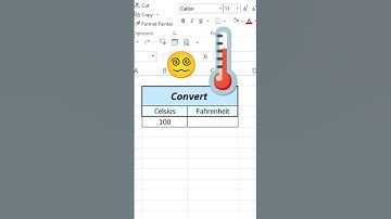 Convert Celsius to Fahrenheit Instantly #shorts #tricks